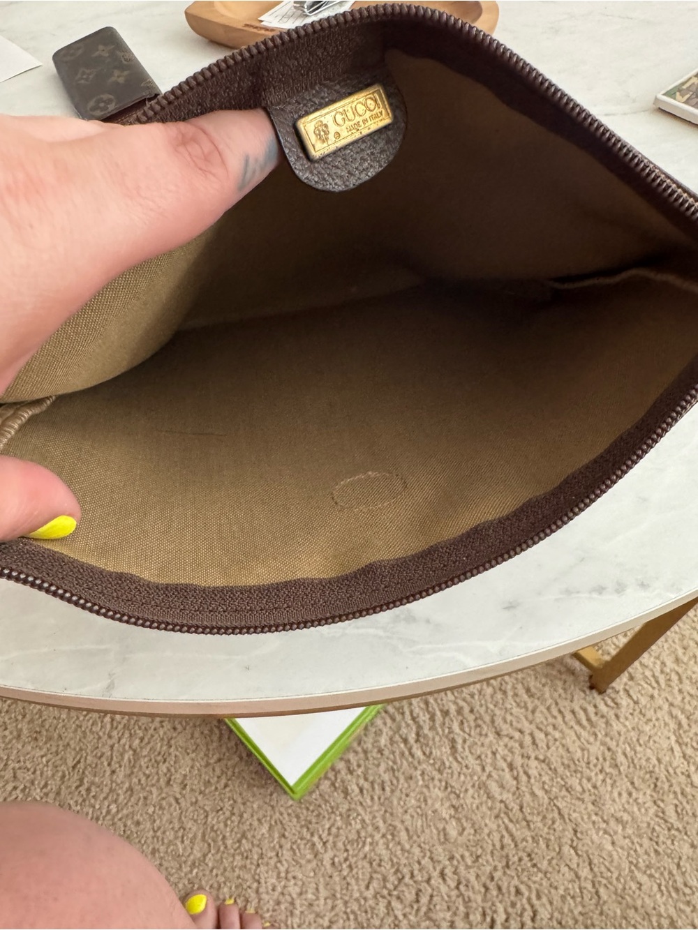 Gucci Pouch *authentic comes with COA* - Picture 6 of 9